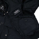 Thug Club x Alpha Industries CWU-45P Studio Edition Black Bomber & Varsity Jackets 258152-03 Detail View 2 | Overkill
