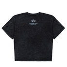 Alpha Industries Acid Logo T-Shirt Black T-Shirt 258519-03 Close-up | Overkill
