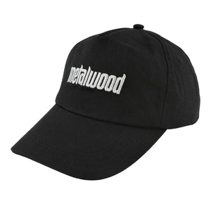 Metalwood Studio Metal Logo 5-Panel Hat Black Basecap 25SS-01-10-BLK | Overkill
