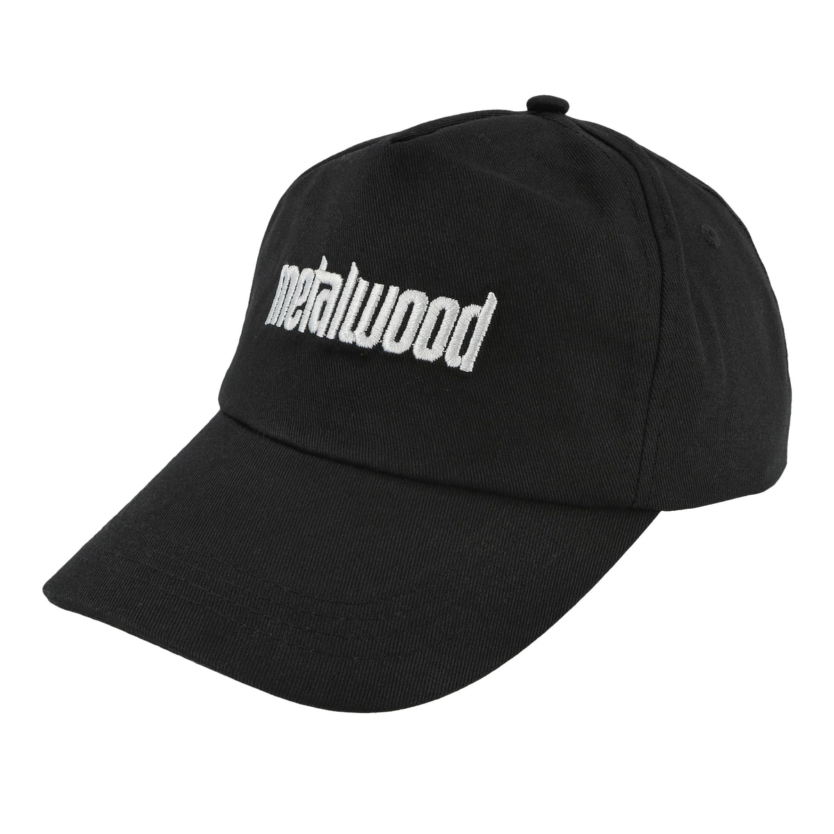 Metalwood Studio Metal Logo 5-Panel Hat Black Basecap 25SS-01-10-BLK | Overkill
