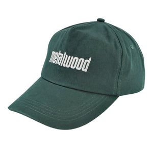 Metalwood Studio Metal Logo 5-Panel Hat Spruce Basecap 25SS-01-10-SPR | Overkill
