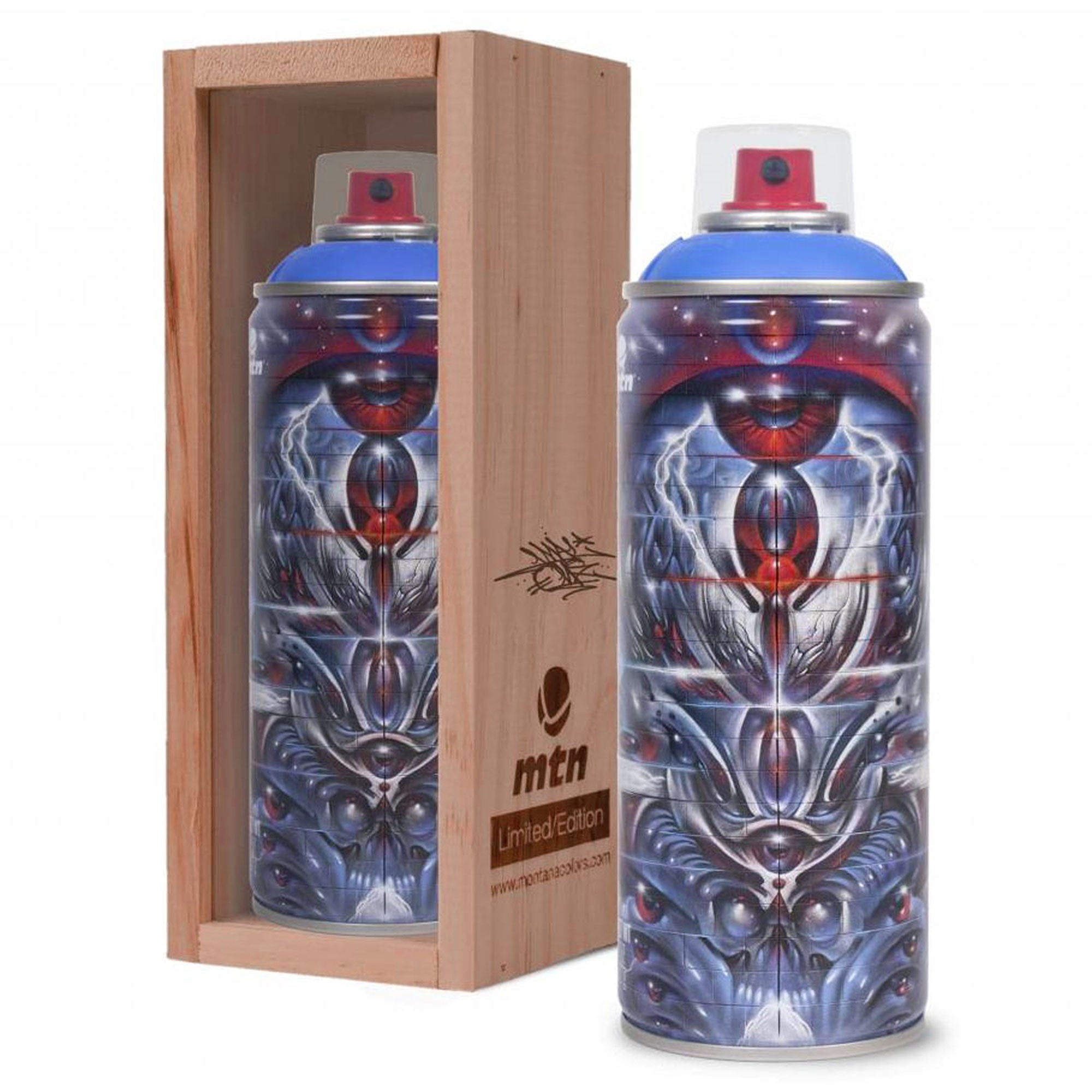 MTN Ltd. Edition 400 ml - Vyal RV-317 Porto Blue Spraycan 25R300595 Close-up | Overkill
