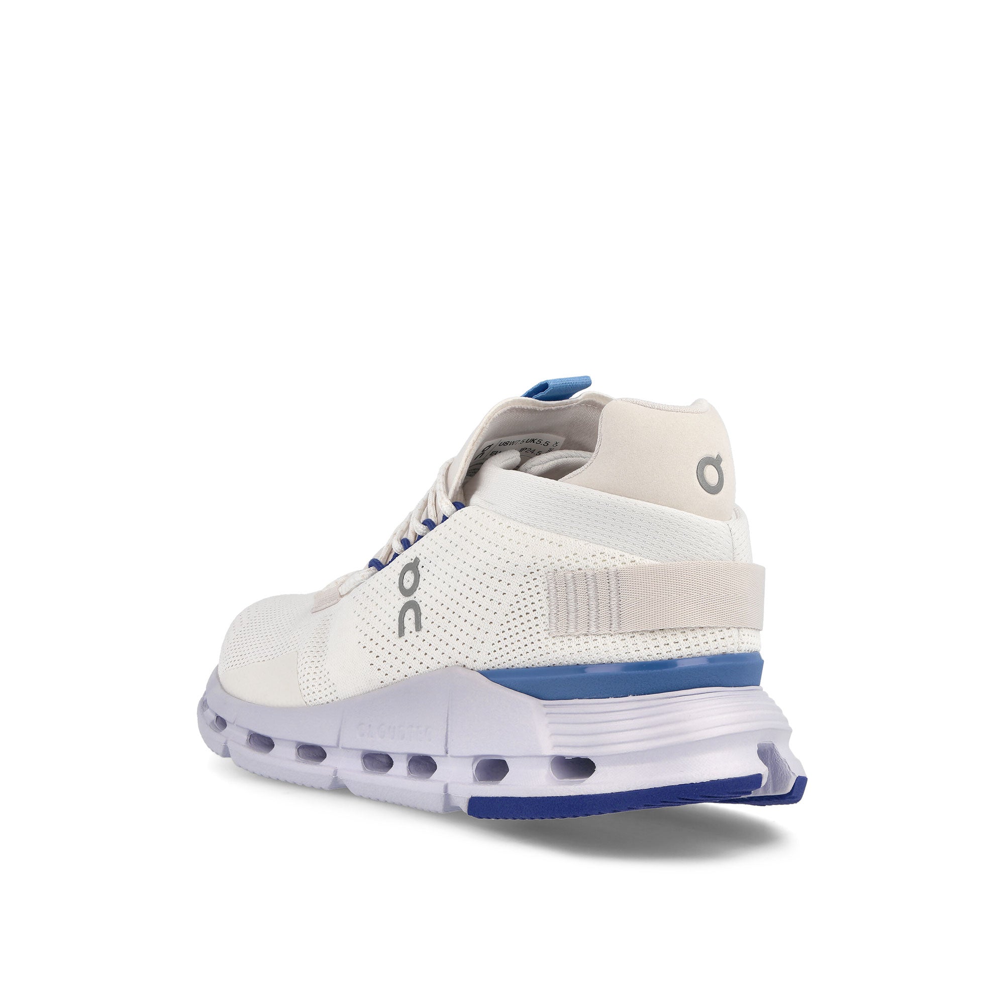 On W Cloudnova Undyed-White / Heather Low Top Sneakers  Material | Overkill