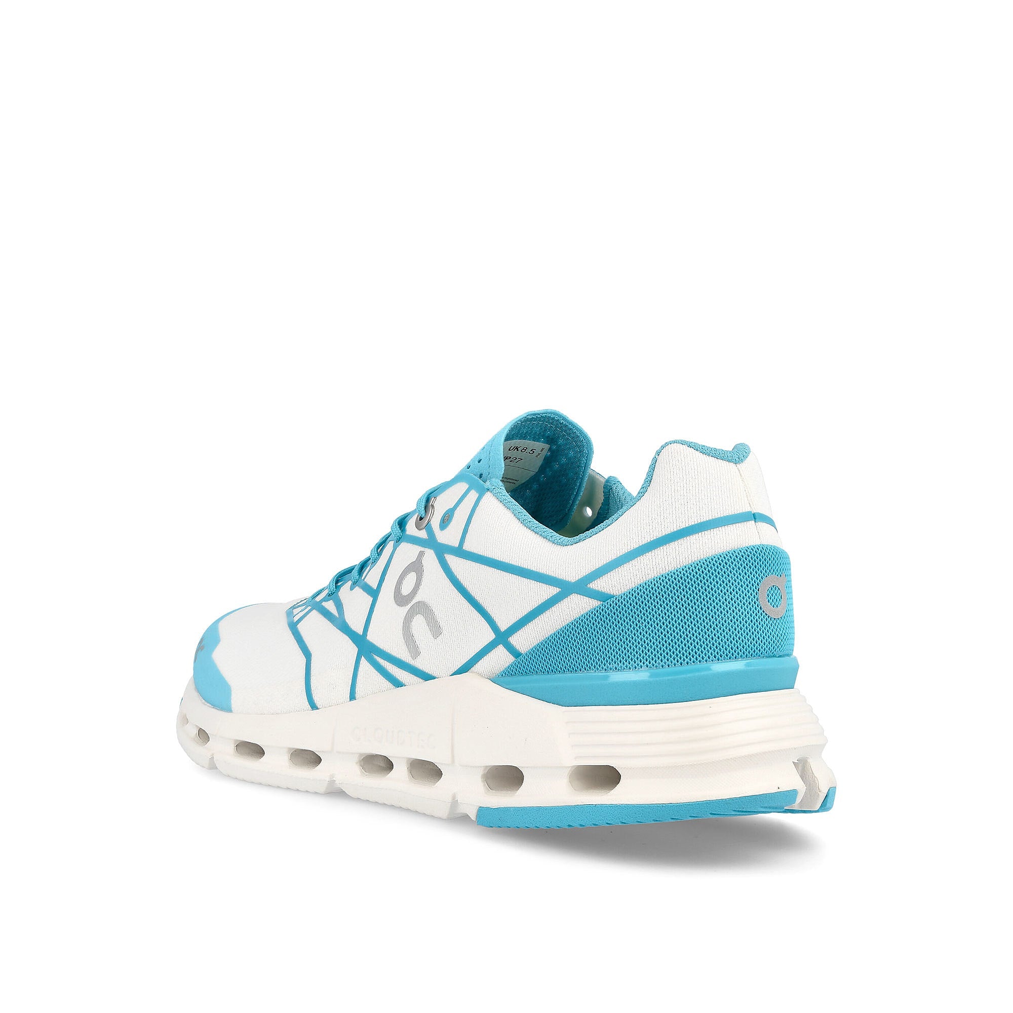 On cloudnova z5 White / Cyan Sneakers  Material | Overkill