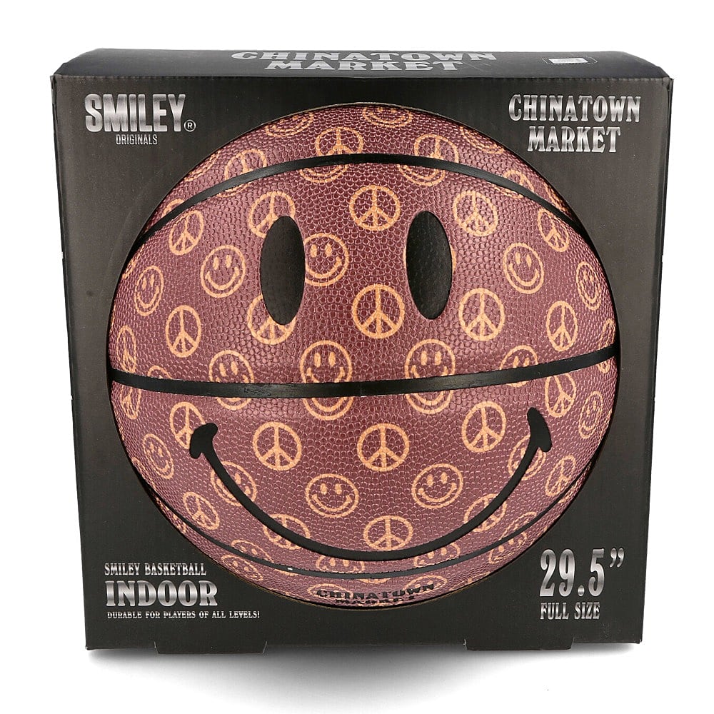 Chinatown Market Smiley Cabana Basketball Brown Basketballs  Material | Overkill
