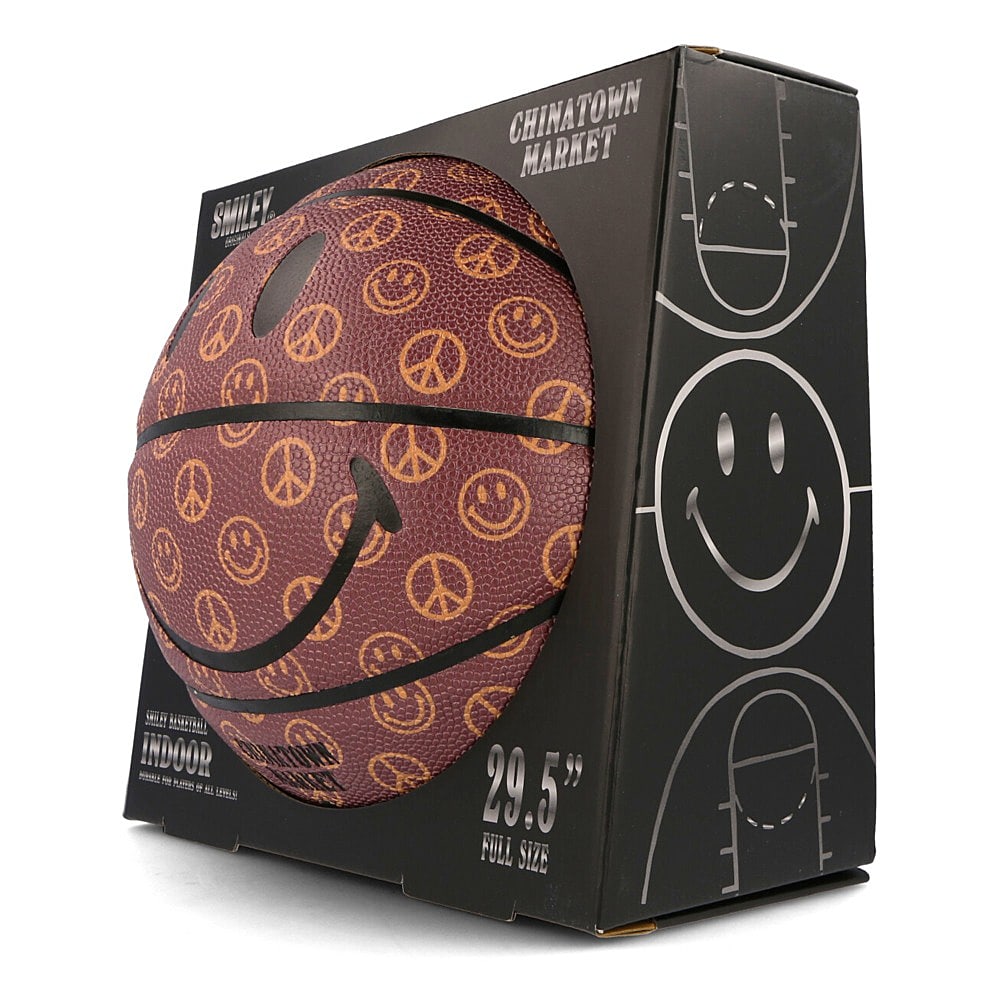 Chinatown Market Smiley Cabana Basketball Brown Basketballs Detailfoto | Overkill