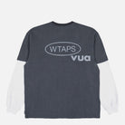 WTAPS SLDR / LS / Cotton Gray Sweatshirts 261ATDT-CSM12 Close-up | Overkill