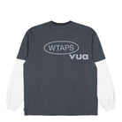 WTAPS SLDR / LS / Cotton Gray Sweatshirts 261ATDT-CSM12 Close-up | Overkill