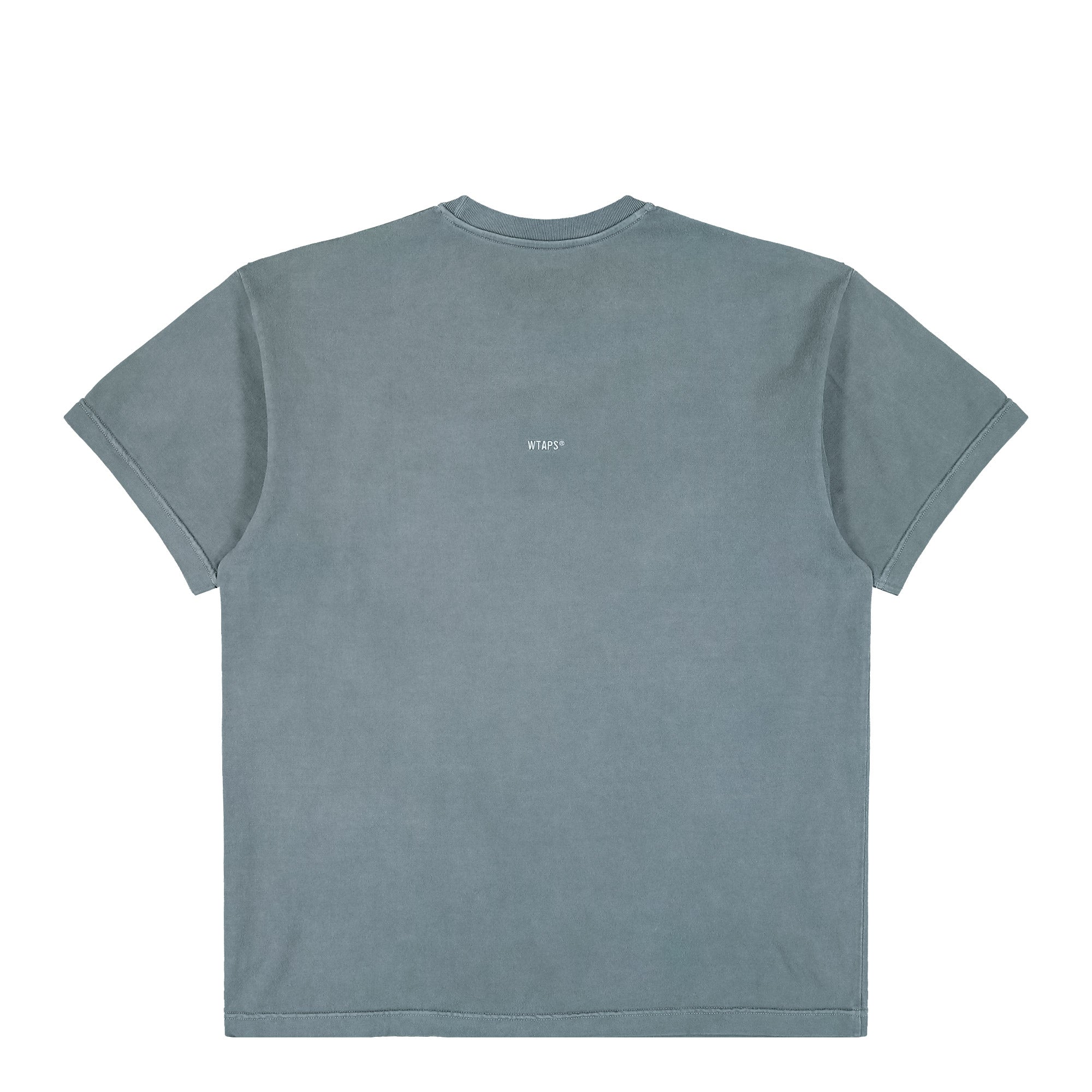 WTAPS SIGN-OD / SS / Cotton Gray T-Shirts 261ATDT-CSM19 Close-up | Overkill