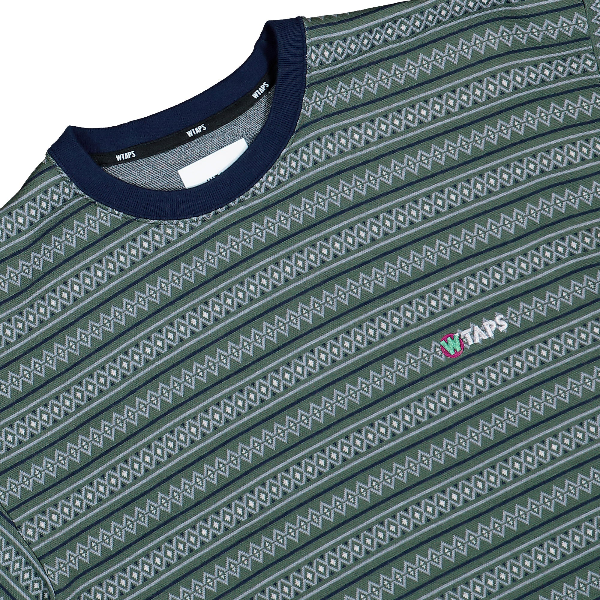 WTAPS BDY 02 / SS / Cotton Olive Drab T-Shirts 261ATDT-CSM24 Detailfoto | Overkill