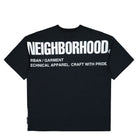 Neighborhood Sheltech Crewneck SS-2 Black T-Shirts 261BWNH-CSM02 Close-up | Overkill