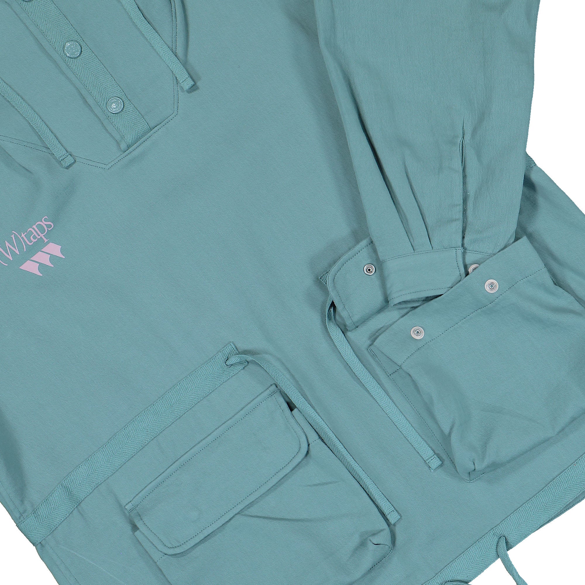 WTAPS Chamber / LS / Cotton. Twill Green Jackets 261CWDT-SHM04 Detail View 1 | Overkill
