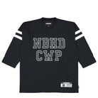 Neighborhood Football Shirt LS Black T-Shirts 261FPNH-CSM11 / Black | Overkill
