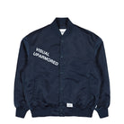 WTAPS Team / Jacket / Nylon. Twill Navy Bomber & Varsity Jacket 261TQDT-JKM01 / Navy | Overkill
