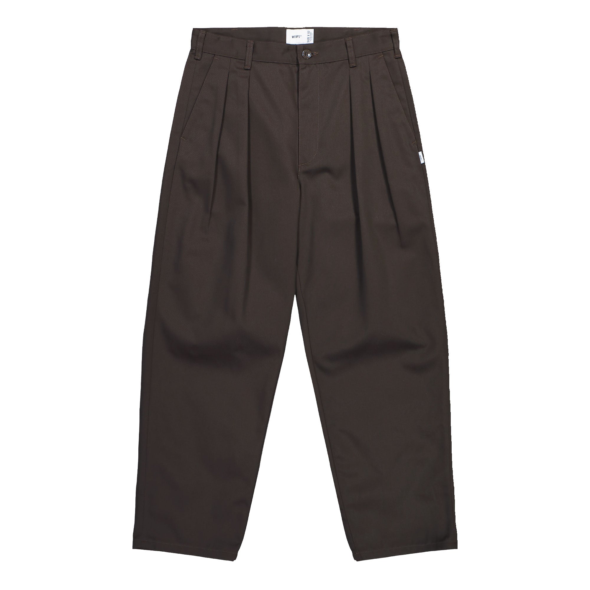 WTAPS TRDT1802 / Trousers / Ctpl. Twill Brown Casual Pants 261TQDT-PTM04 | Overkill
