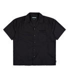 Neighborhood Solid Color Hawaiian Shirt SS Black Shirts 261TSNH-SHM07 | Overkill