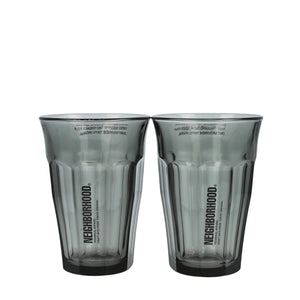 Duralex x Neighborhood Logo Glass-L Set Gray Various 261WFNH-AC06 | Overkill
