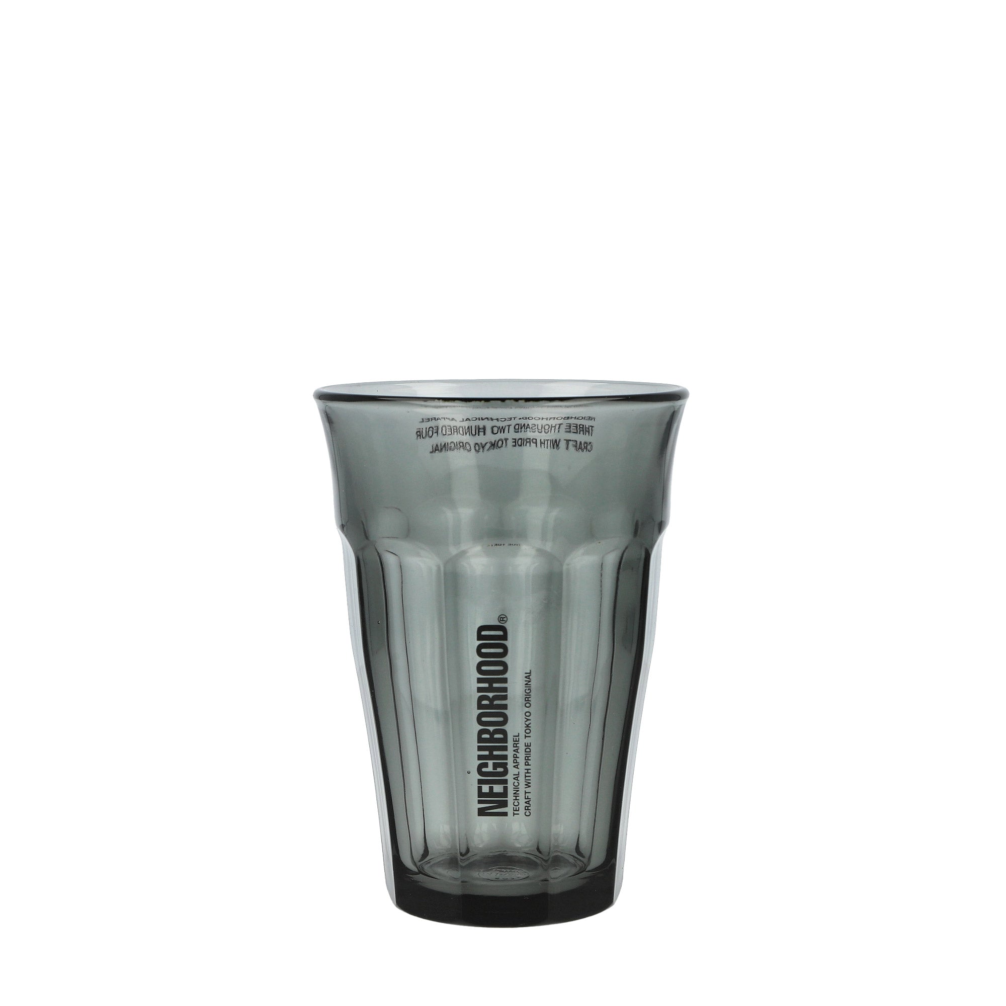 Duralex x Neighborhood Logo Glass-L Set Gray Various 261WFNH-AC06 Close-up | Overkill