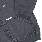 WTAPS D00M / Jacket / Cotton. Denim Black Bomber & Varsiy Jacket 261WVDT-JKM01 / Black Detail View 1 | Overkill
