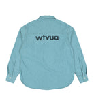 WTAPS CB / LS / Cotton. Chambray Indigo Shirt 261WVDT-SHM03 Close-up | Overkill
