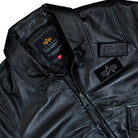 Alpha Industries CWU-45/P Leather Jacket Black Jackets 266106-03 Detailfoto | Overkill
