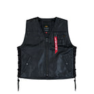Alpha Industries X-Force Leather Vest Black Vests 266108-03 | Overkill
