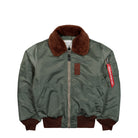 Alpha Industries B-15 Inermediate Flight Bomber Jacket Vintage Green Bomber & Varsity Jackets 268161-432 | Overkill
