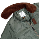 Alpha Industries B-15 Inermediate Flight Bomber Jacket Vintage Green Bomber & Varsity Jackets 268161-432 Detail View 1 | Overkill
