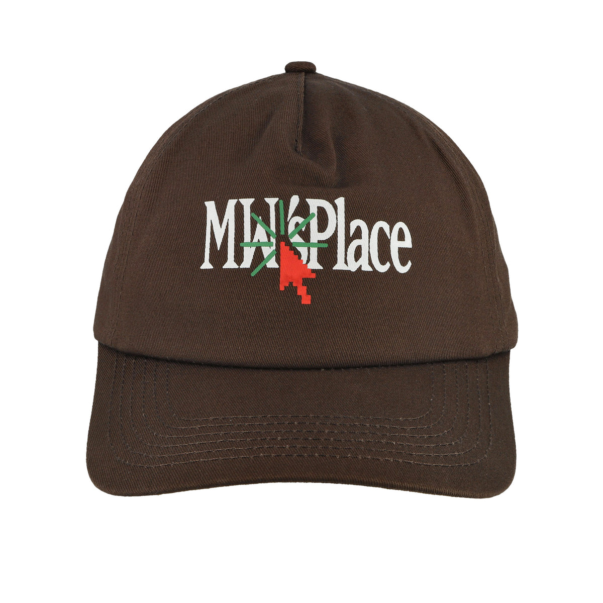 Metalwood Studio MW Place Snapback Hat Brown Basecap 26FW-01-12-BRN Detail View 1 | Overkill
