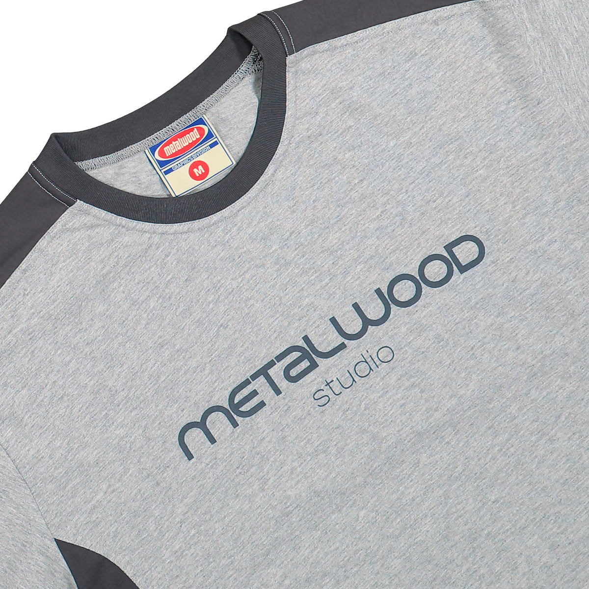 Metalwood Studio Creature T-Shirt Heather Grey T-Shirt 26FW-03-002-HGRY Detailfoto | Overkill
