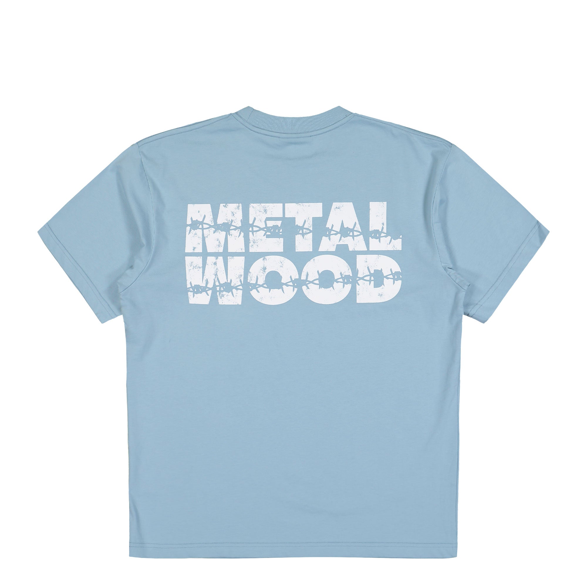 Metalwood Studio Free Metalwood T-Shirt Sky T-Shirts 26SS-03-04-SKY Close-up | Overkill
