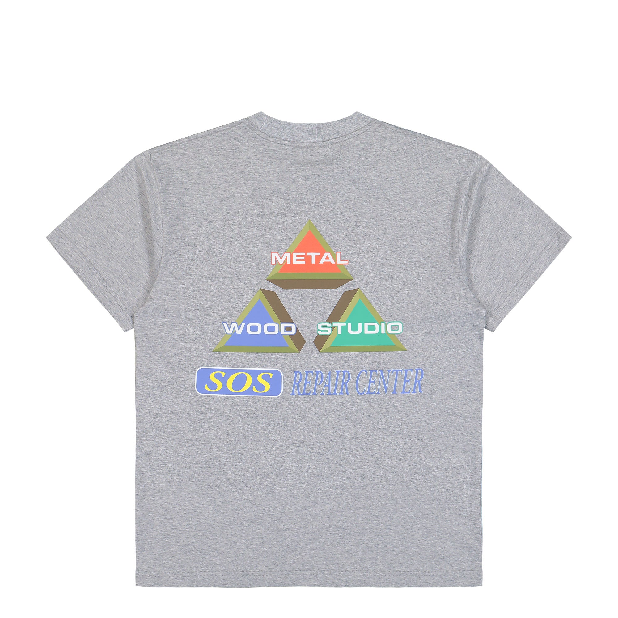 Metalwood Studio King of the Greens T-Shirt Heather Grey T-Shirt 26SS-03-10-HGRY Detailfoto | Overkill
