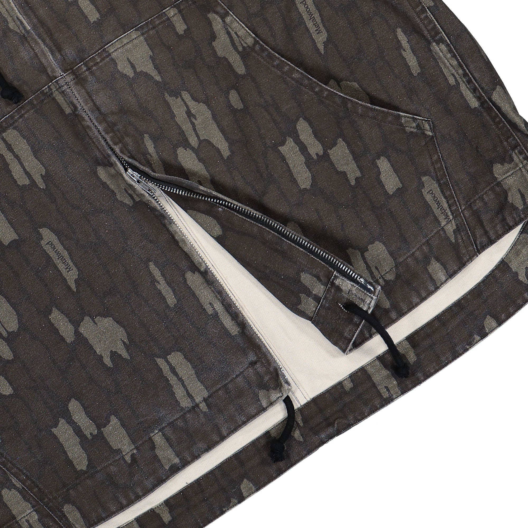 Metalwood Studio Cotton Twill Zip Hoodie Real Bark Camo Jackets 26SS-05-02-RBC Detail View 2 | Overkill
