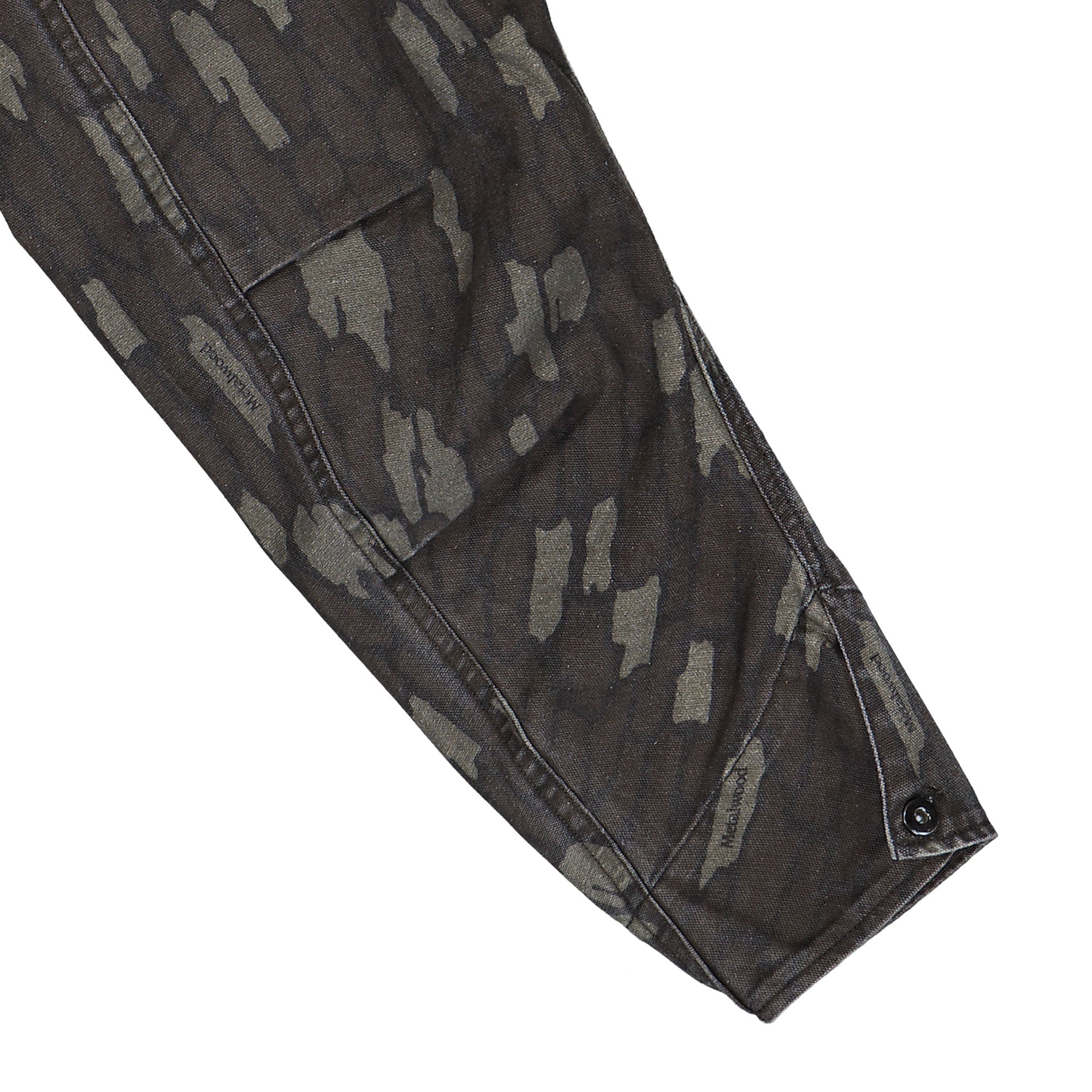 Metalwood Studio Cotton Twill Zip Hoodie Real Bark Camo Jackets 26SS-05-02-RBC Detail View 3 | Overkill
