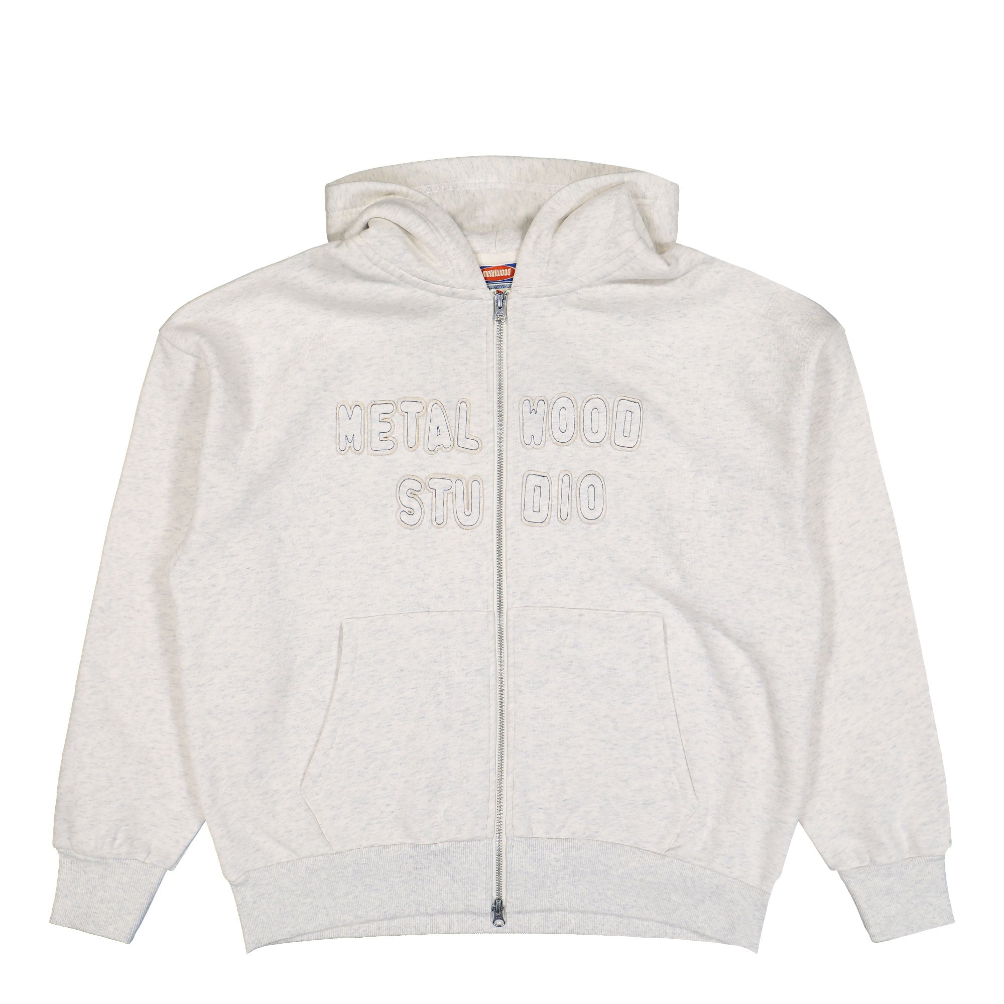 Metalwood Studio Cutie Zip Hooded Sweatshirt Heather Grey Hoodies 26SS-06-02-HGRY | Overkill
