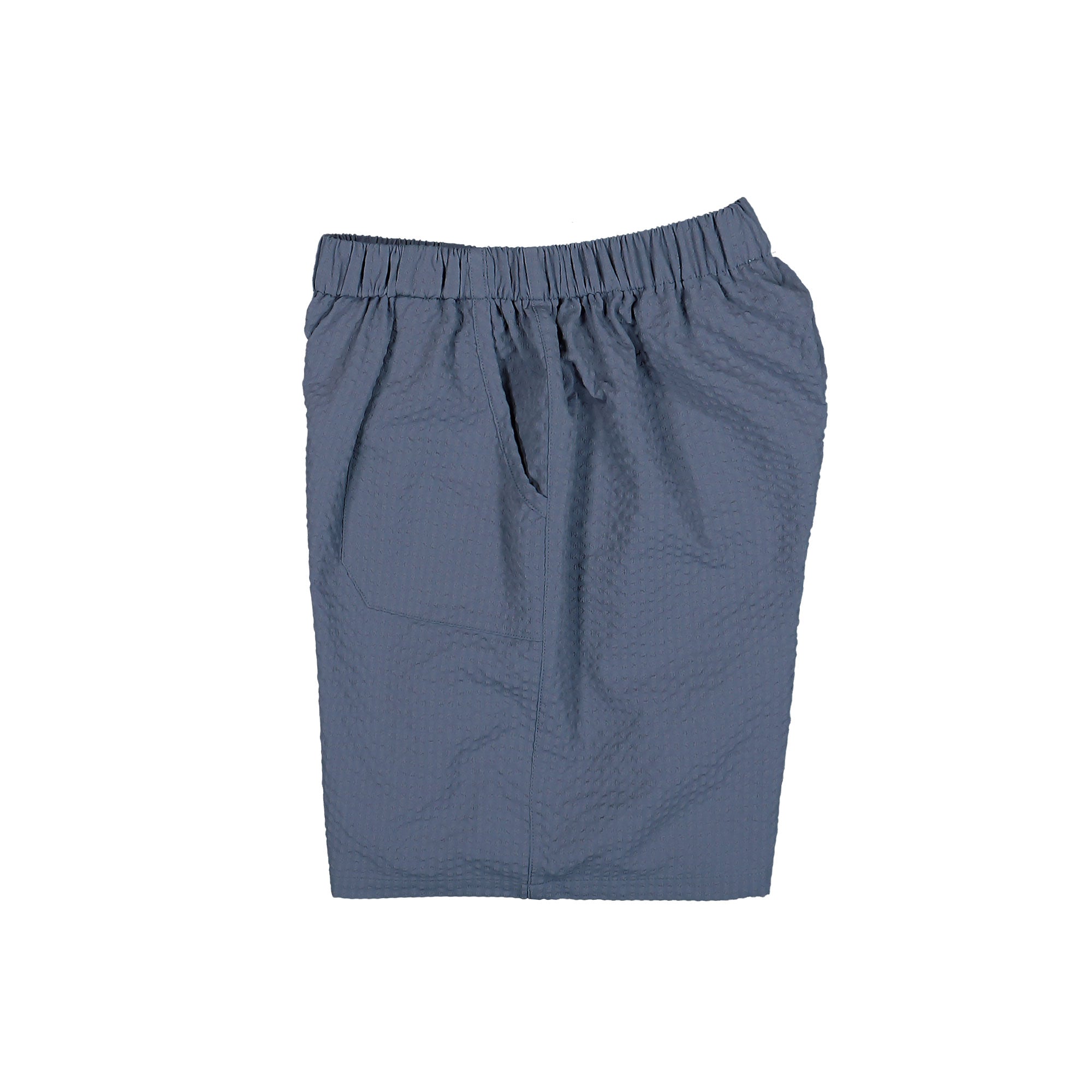 Metalwood Studio Seersucker Spa Short Navy Shorts 26SS-07-01-NVY Detailfoto | Overkill
