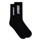 Metalwood Studio Metal Logo Crew Socks Black Socks 26SS-13-01-BLK Close-up | Overkill
