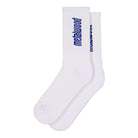 Metalwood Studio Metal Logo Crew Socks White Socks 26SS-13-01-WHT | Overkill
