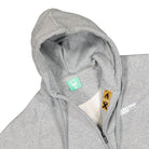 Montana Logo Zip Hoody Grey Hoodies Close-up | Overkill