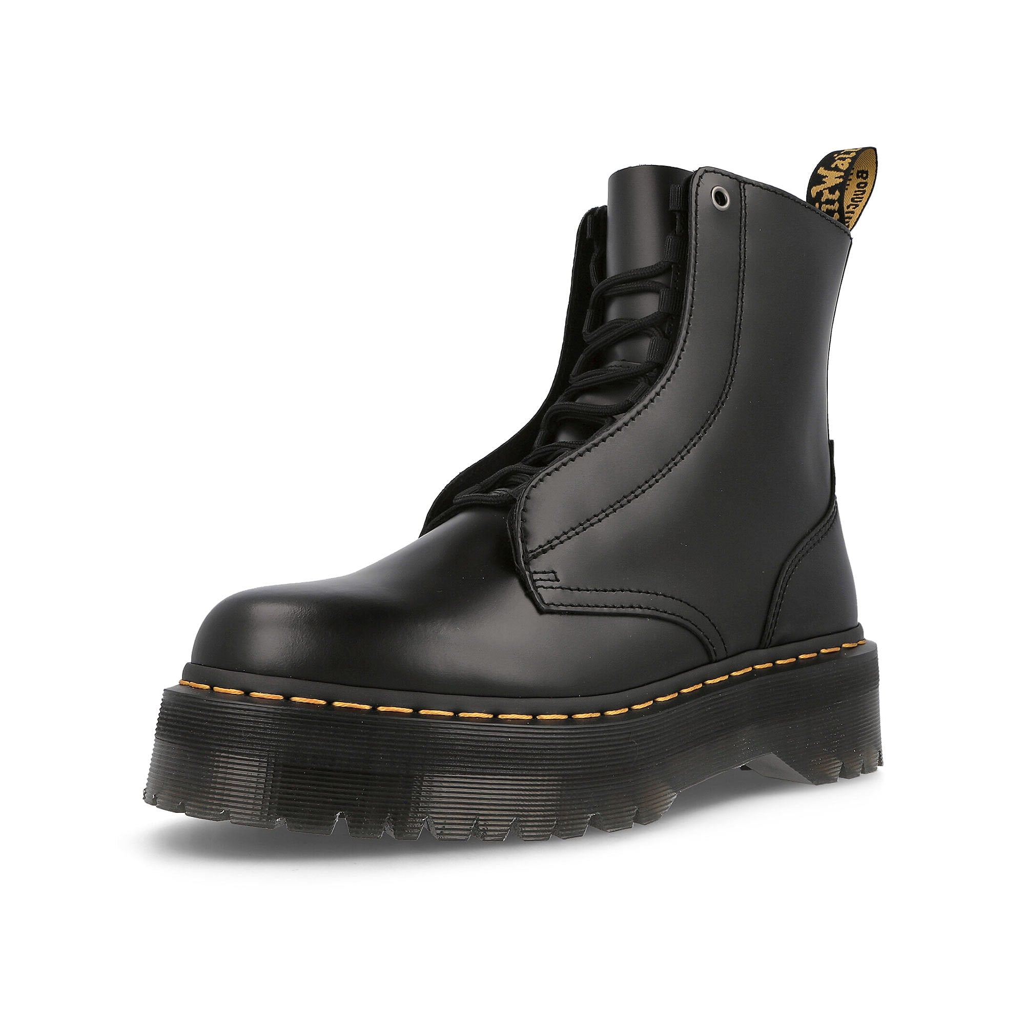 Dr. Martens jarrick Black Boots  Close Up | Overkill