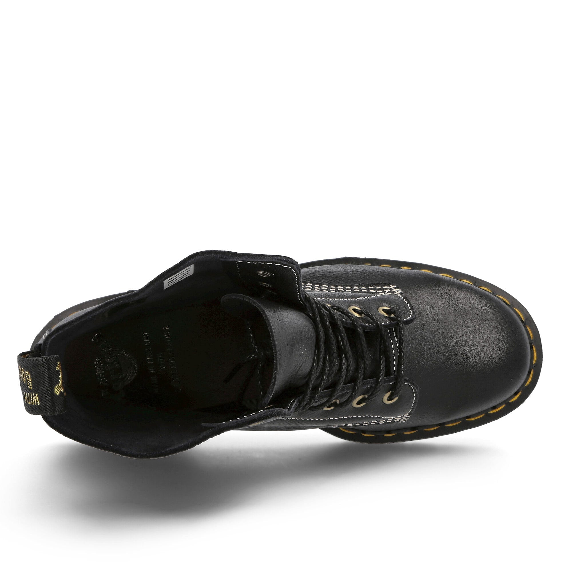 Dr. Martens 1460 kudu classic Black Boots  Detailfoto | Overkill