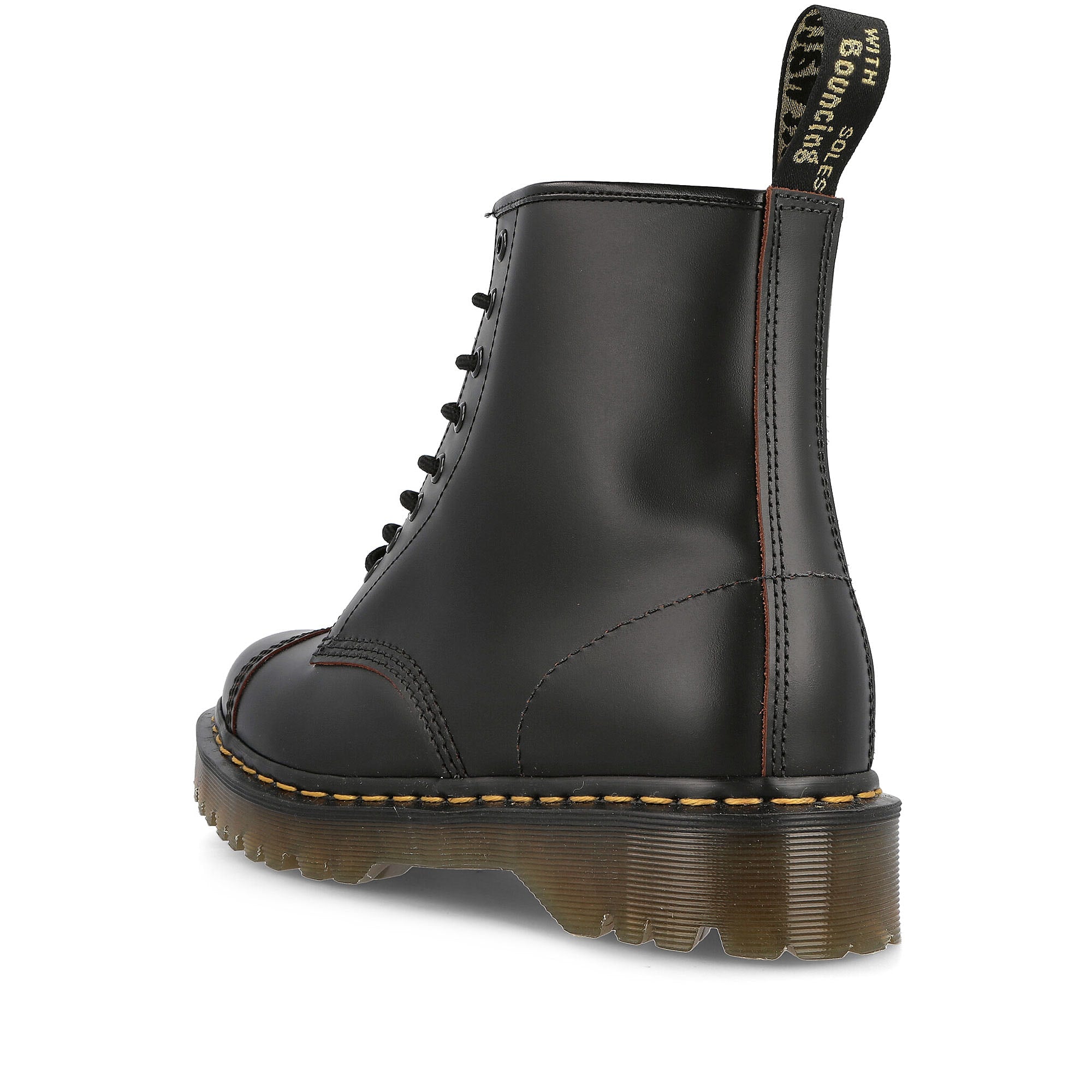 Dr. Martens 1460 toe cap bex Black Boots  Material | Overkill