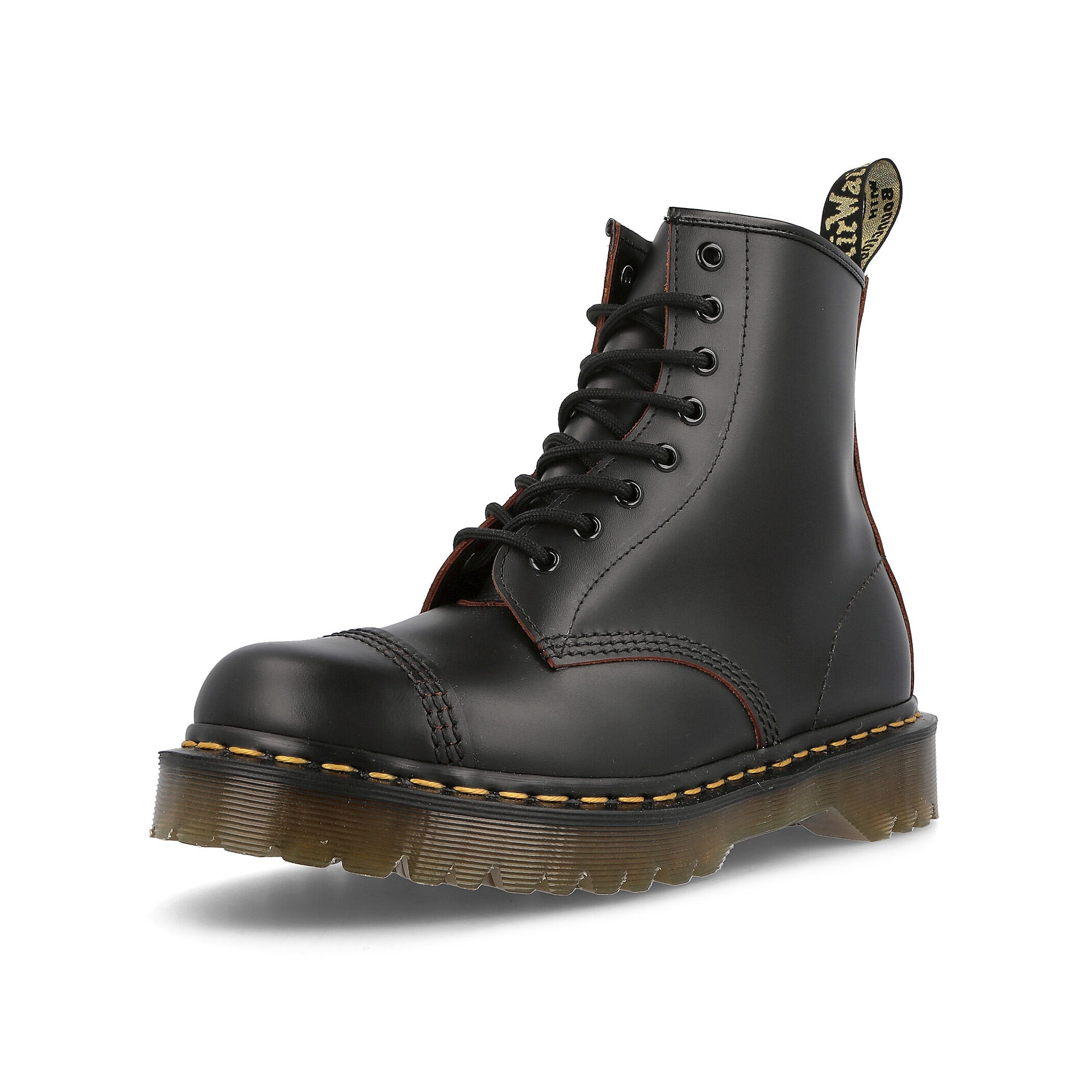 Dr. Martens 1460 toe cap bex Black Boots  Close Up | Overkill
