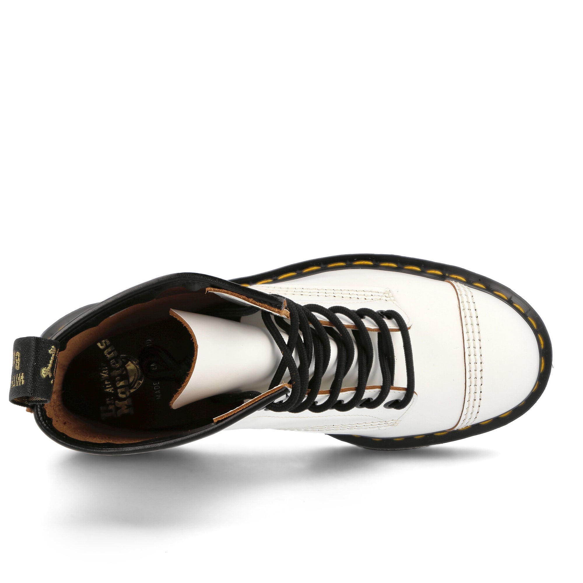 Dr. Martens 1460 toe cap bex White Boots  Detailfoto | Overkill