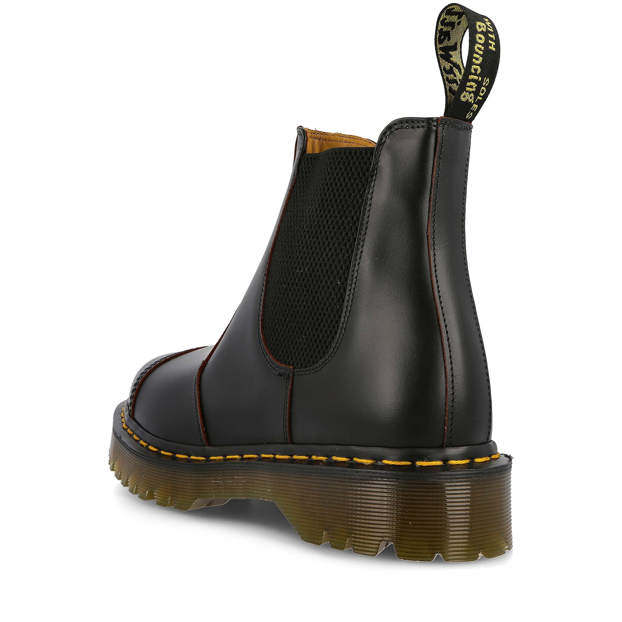 Dr. Martens 2976 bex toe cap Black Boots  Material | Overkill