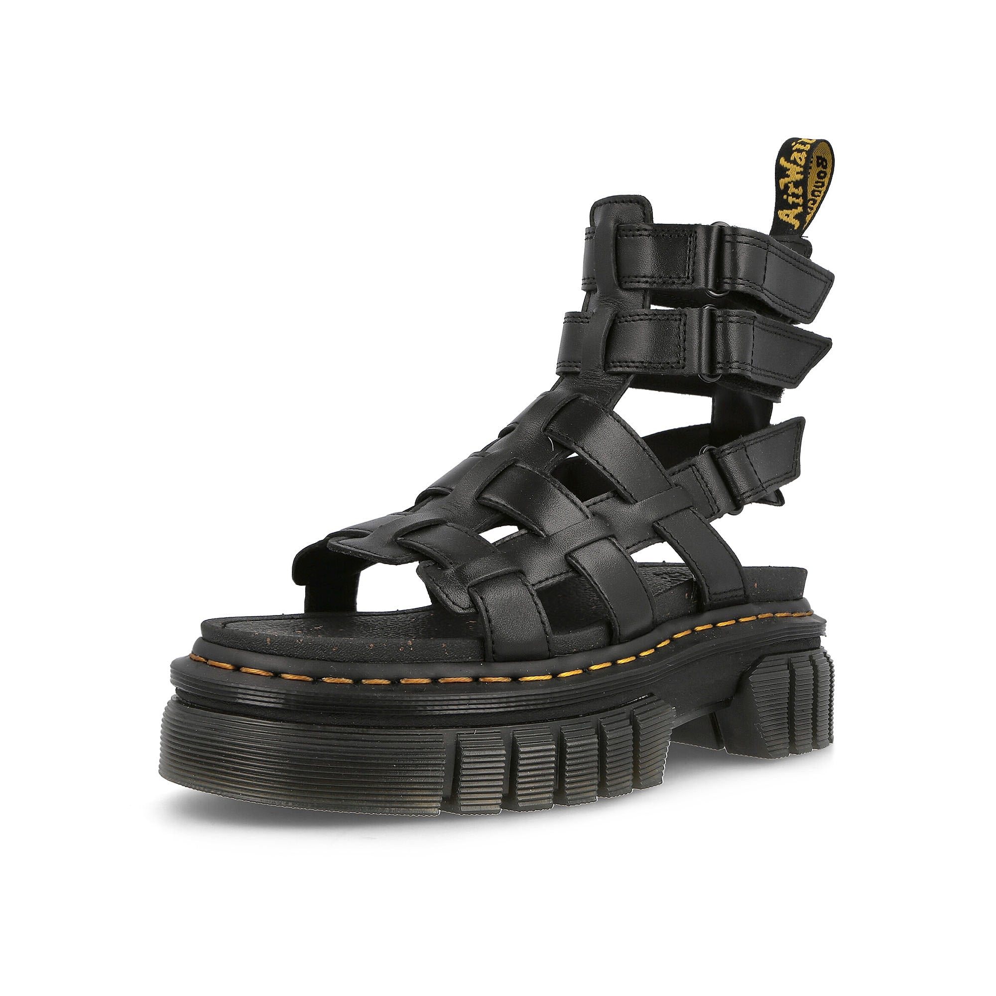 Dr. Martens ricki gladiator sandal Black Slides, Sandals & Slippers  Close Up | Overkill