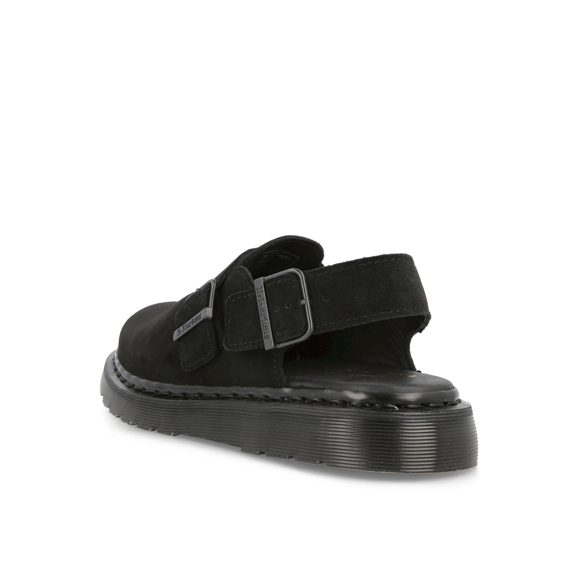 Dr. Martens Jorge Buckle Mules Black Repello Slides, Sandals & Slippers  Material | Overkill
