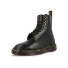 Dr. Martens 1460 Pascal Black Vintage Smooth Black Boots  Close Up | Overkill