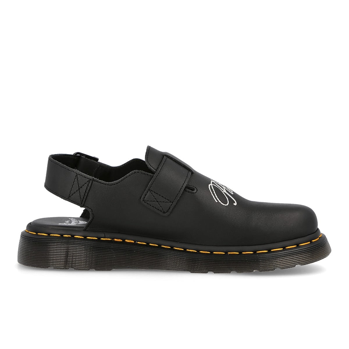 Dr. Martens Pleasures x Dr. Martens Jorge Black Slides, Sandals & Slippers  Silhouette | Overkill