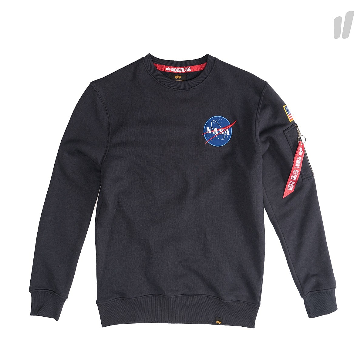 Alpha Industries Space Shuttle Sweater rep. Blue Sweatshirts 178307 07 | Overkill